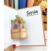 Cartela de Carimbos Flores 1 em Fotopolímero para Artesanato e Scrapbook - Lilipop