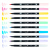 Estojo Caneta Dual Brush Pastel 10 Cores - Tombow - 56187