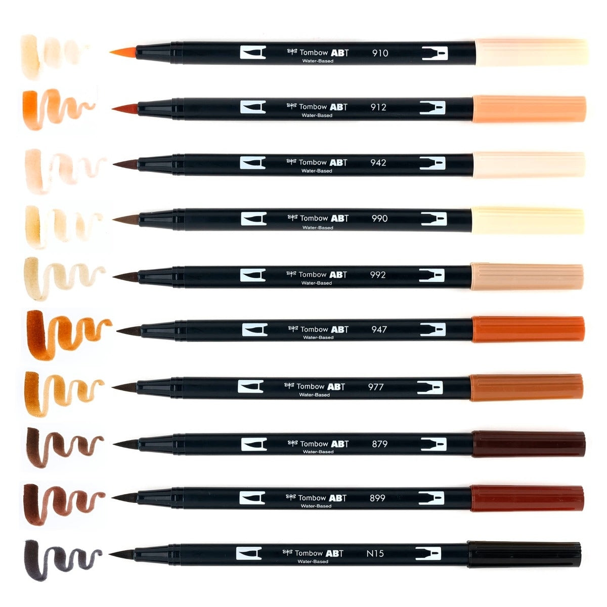Estojo Caneta Dual Brush Portrait 10 Cores - Tombow - 56170