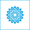 Stencil - Mandala Iv 10x10cm para Pintura Decorativa e Artesanato St-x-388 - Litoarte