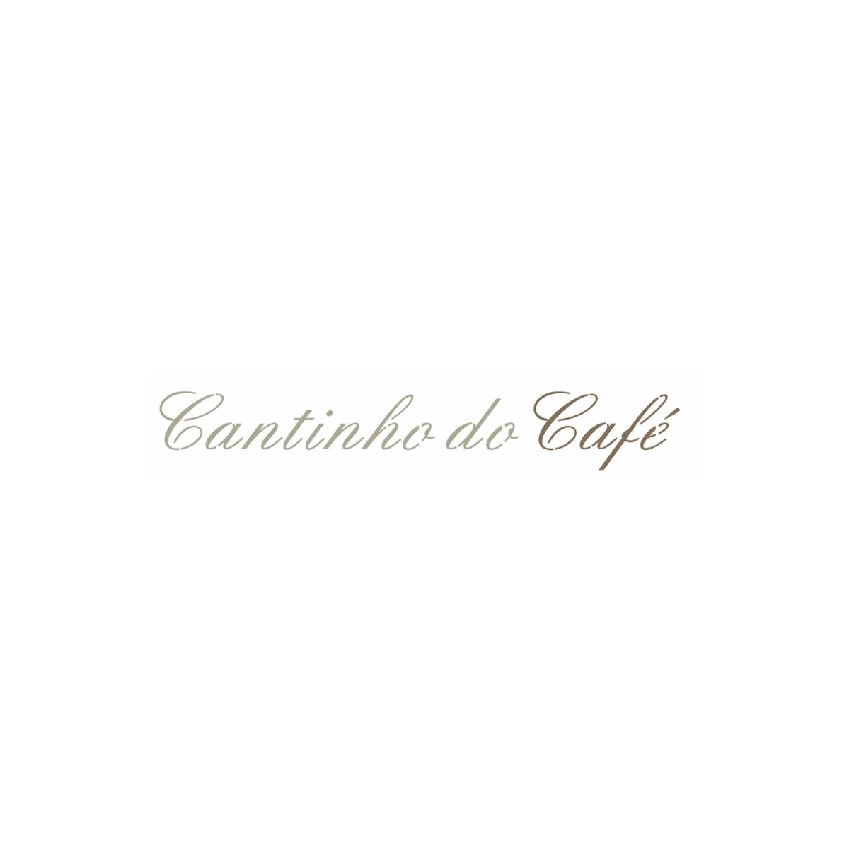 Stencil Opa 06x30cm - Frase Cantinho do Café - 2661