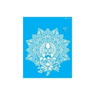 Stencil Opa 20x25cm - Mandala Buda - 2726