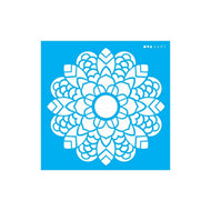 Stencil Opa 14x14cm - Mandala Folhas - 2697