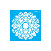 Stencil Opa 14x14 Mandala Folhas 2697