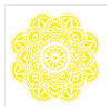 Stencil Opa 14x14cm - Mandala Flor Vitral - 2695