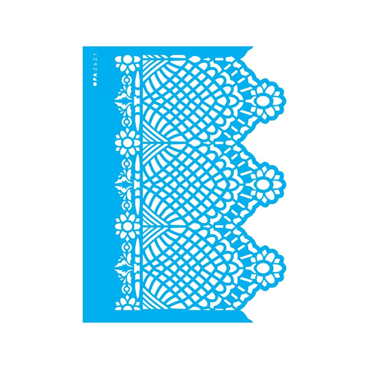 Stencil Opa 15x20cm - Negativo Renda Iii - 2621