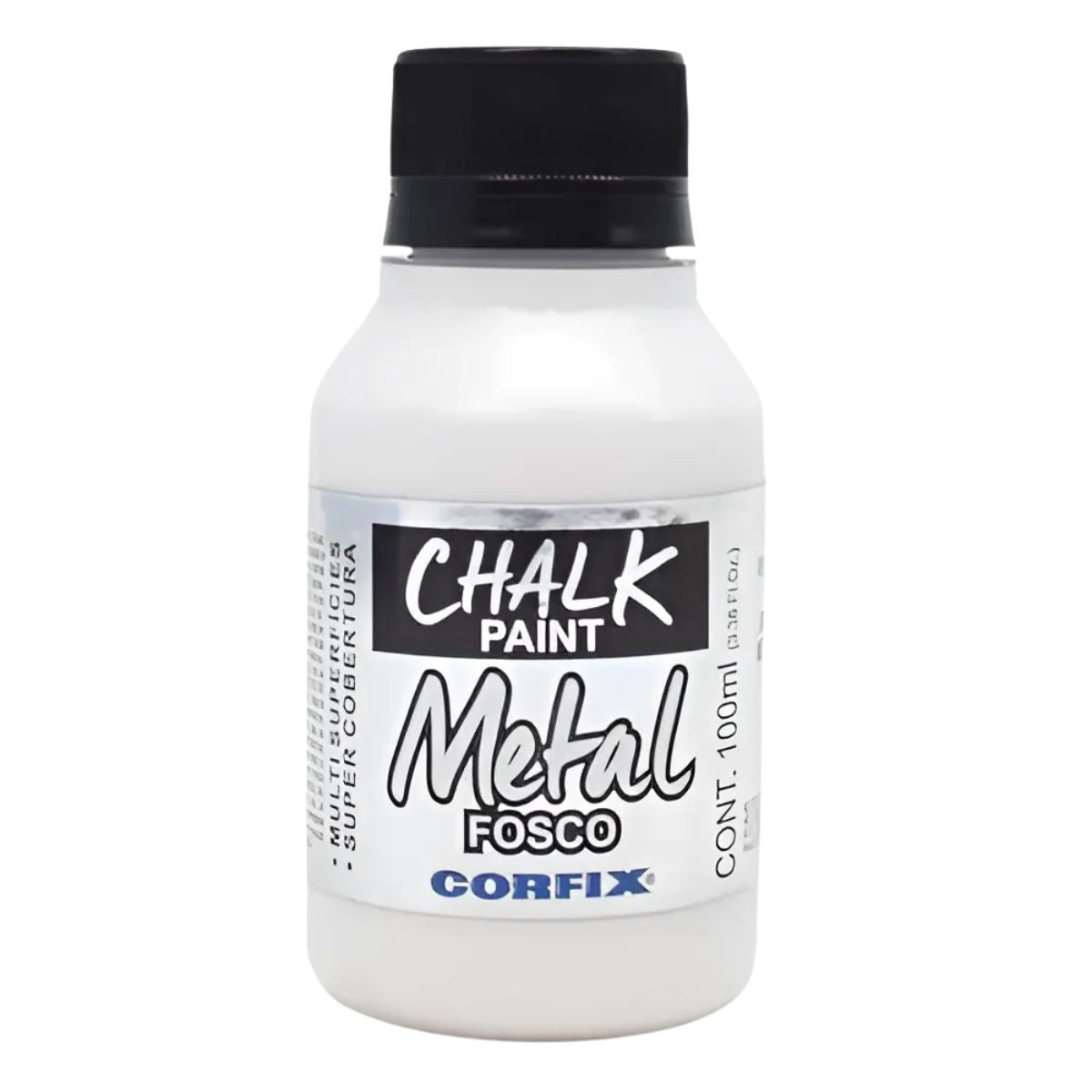 Tinta Chalk Paint Metálica Fosca Corfix 100ml - 23111
