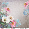 Papel Opadecor Flor Anêmonas 1 30,5x30,5cm 180g/m² para Scrapbook e Artesanato 2639 - Opa