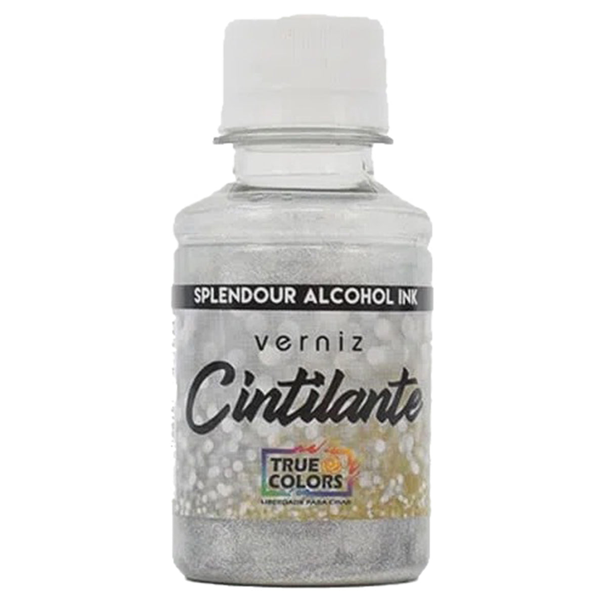 Verniz Cintilante Splendour Prata 100ml True Colors