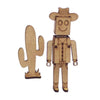 Miniatura Mdf Cru Personagem Bill M1092 - Woodplan