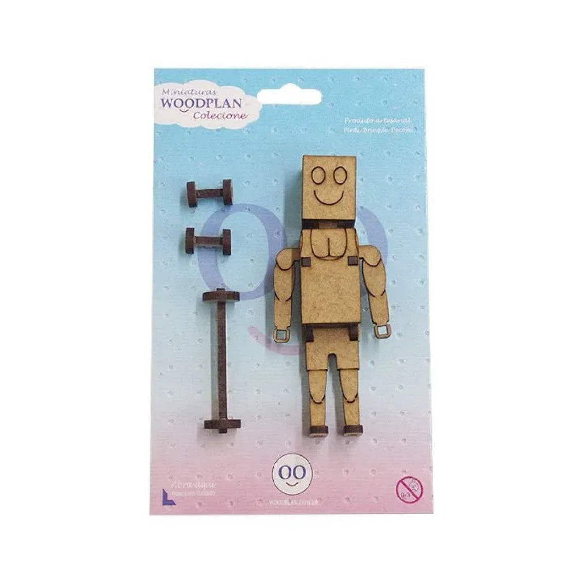 Miniatura Mdf Cru Personagem Maromba M1097 - Woodplan