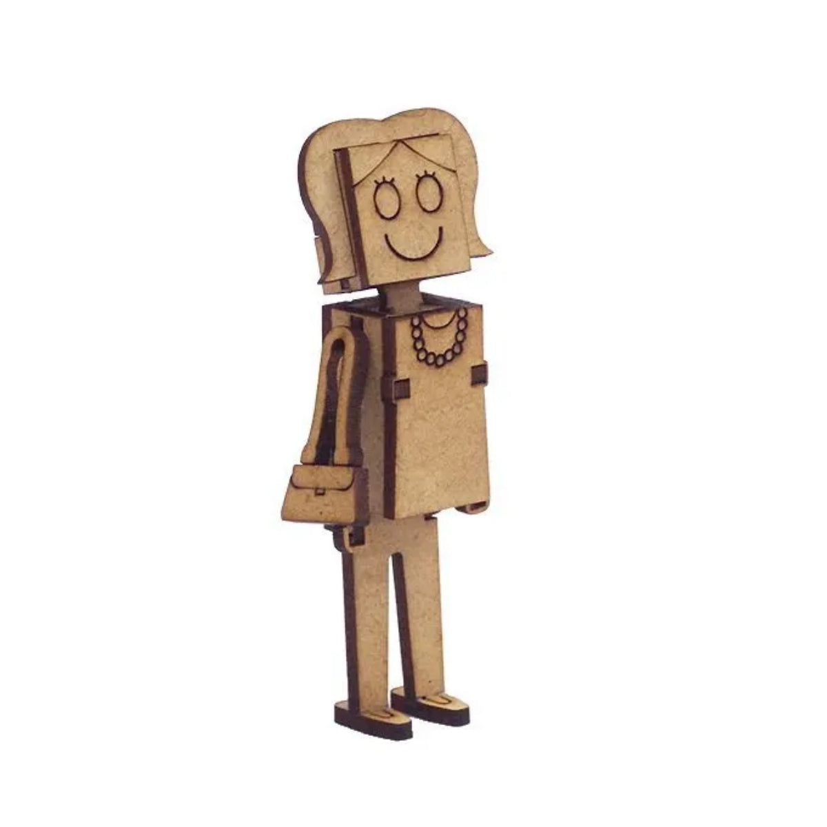 Miniatura Mdf Cru Personagem Plan M1096 - Woodplan
