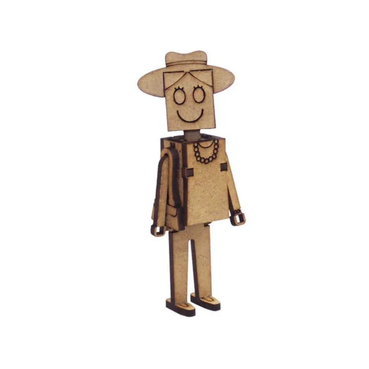 Miniatura Mdf Cru Personagem Plan M1096 - Woodplan