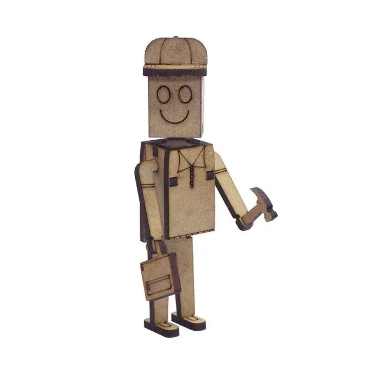 Miniatura Mdf Cru Personagem Wood M1091 - Woodplan