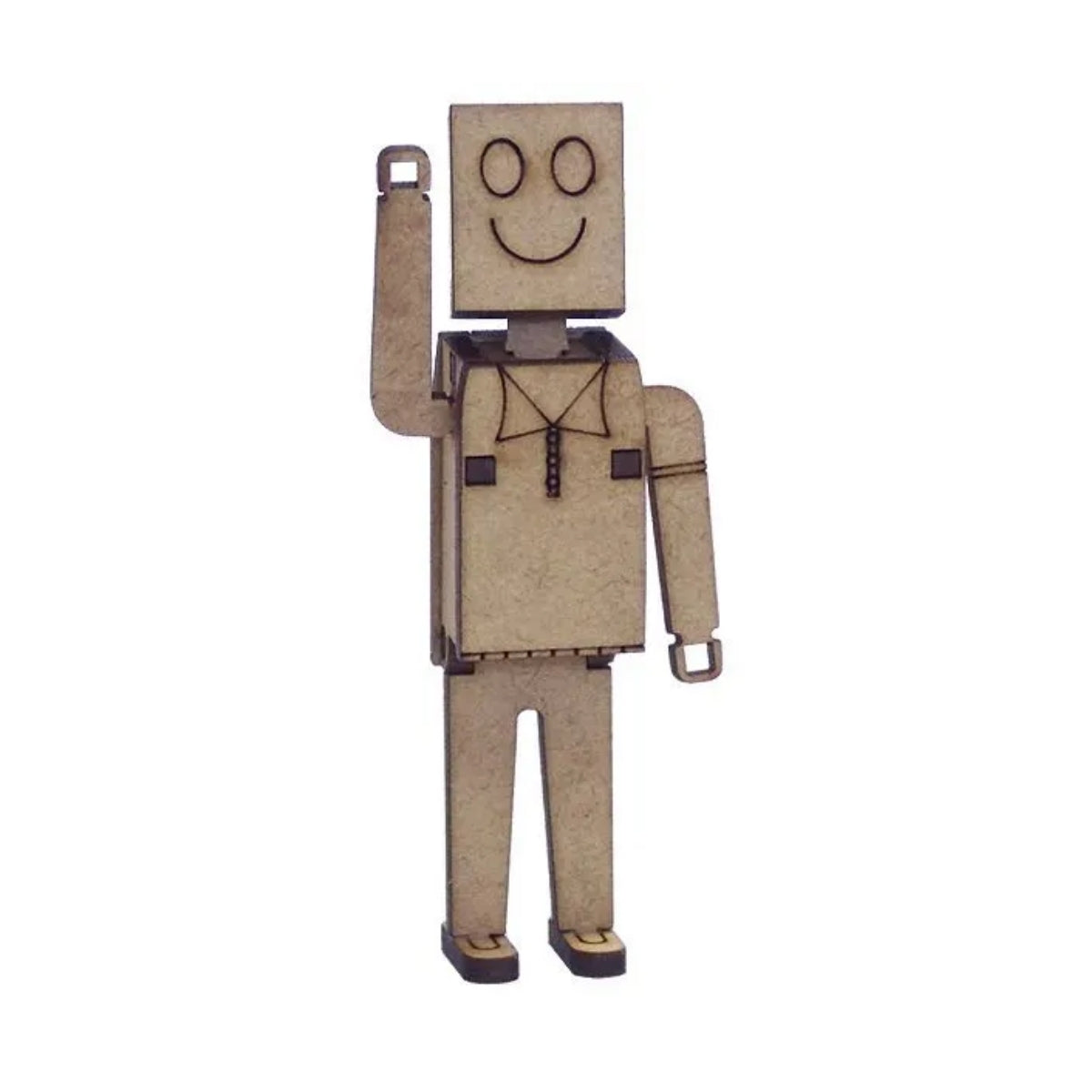 Miniatura Mdf Cru Personagem Wood M1091 - Woodplan