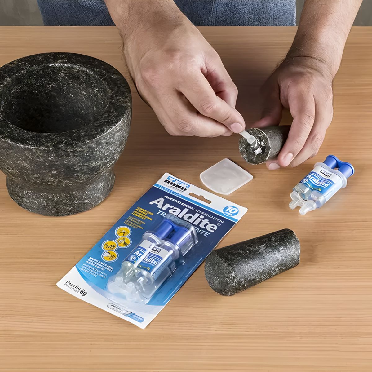 Cola Epóxi Tekbond Araldite 6g - Transparente