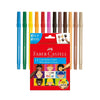 Canetinha Caras & Cores com 12 Cores - Faber-castell 15.0112Cczf