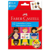 Canetinha Caras & Cores com 12 Cores - Faber-castell 15.0112Cczf