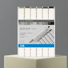 Estojo de Marcador Artistico Graf Duo 1.5/6.0Mm com 6 Cores - Tons de Cinza - Cis