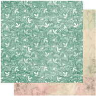 Papel para Scrapbook Dupla Face Fada Vintage X 30,5x30,5cm para Scrapbook e Papelaria Criativa Sd-1049 - Litoarte