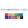 Estojo de Marcador Artistico Graf Duo 1.5/6.0Mm com 12 Cores - Cis