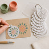 Kit Mini Stencil Mandalas para Pintura Decorativa e Artesanato Stmi-015 - Litoarte