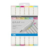 Estojo de Marcador Artistico Graf Duo 1.5/6.0Mm com 6 Cores - Tons Pastel - Cis