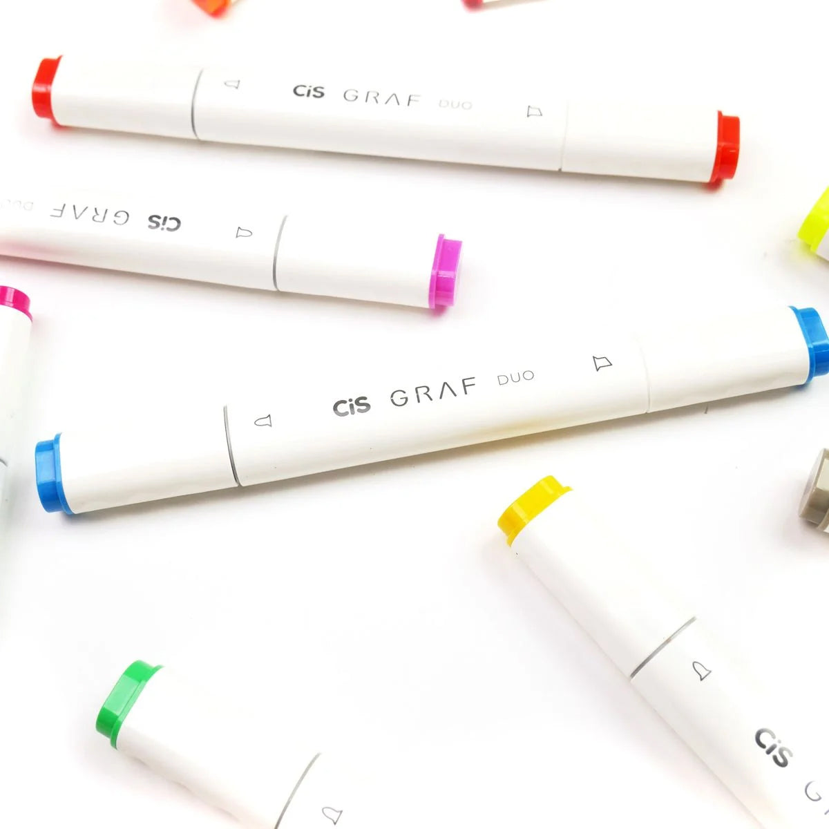 Estojo de Marcador Artistico Graf Duo 1.5/6.0Mm com 6 Cores - Tons Pastel - Cis