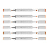 Estojo de Marcador Artistico Graf Duo 1.5/6.0Mm com 6 Cores - Tons de Pele - Cis