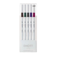 Estojo Caneta Emott Extrafina 0.4Mm N.3 com 5 Cores Vintage Colors