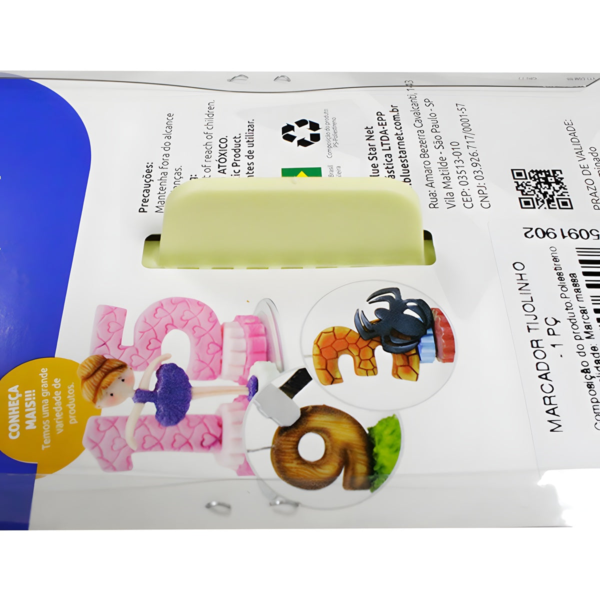 Marcador Tijolinho para Massas com 1 Unidade - Bluestar