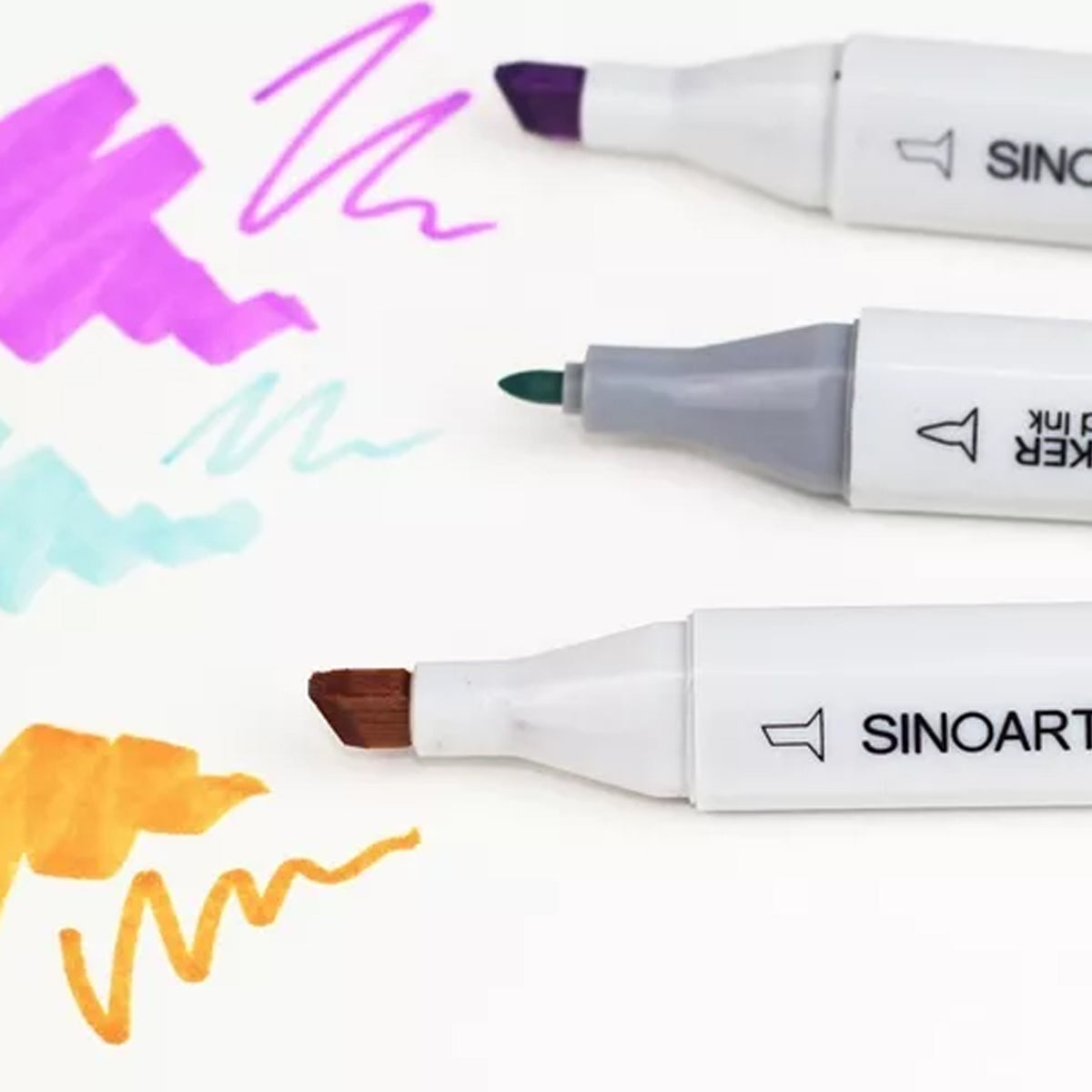 Marcador Artístico Sinoart Tons Pele Afro com 6 Cores