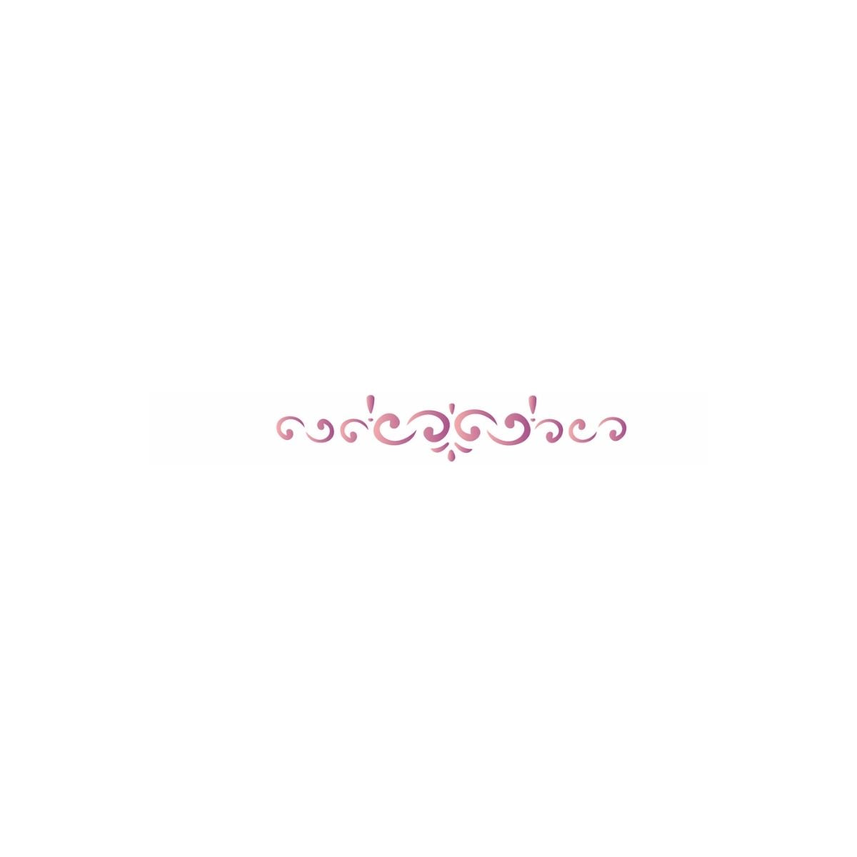 Stencil Opa 04x30cm - Arabesco I - 0058