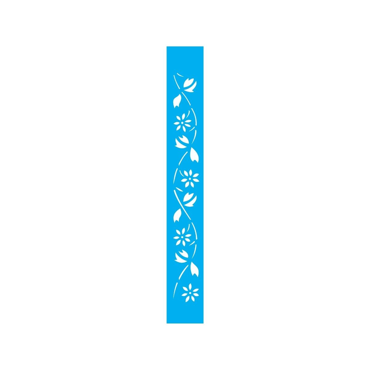 Stencil Opa 04x30cm - Flores Margaridas - 0194