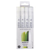 Estojo Marcador Ponta Dupla Pictom com 4 Cores Verdes Artools 689289  