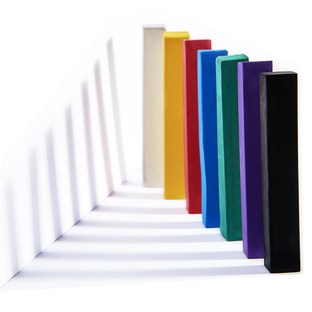 Estojo Giz Pastel Seco com 12 Cores Artools 689166  