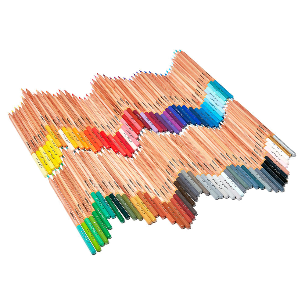 Estojo Lápis de Cor Aquarelável com 100 Cores Artools 688862  