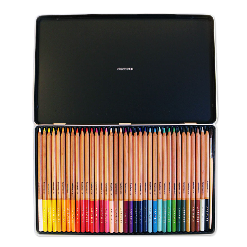 Estojo Lápis de Cor Aquarelável com 36 Cores Artools 688831  