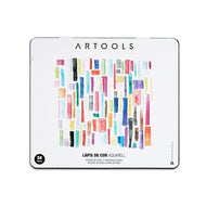 Estojo Lápis de Cor Aquarelável com 24 Cores Artools 688824
