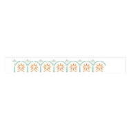 Stencil Flores Portal 4x30cm para Pintura Decorativa e Artesanato 0447 - Opa