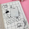Kit Carimbos M Ícones do Dia a Dia Scrapbook Planner - Lilipop