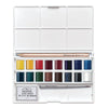 Estojo Tinta Aquarela Pastilha Cotman Winsor & Newton Deluxe com 20 Peças