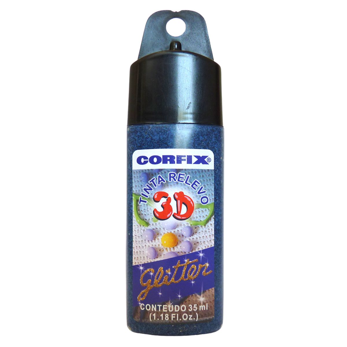Tinta Relevo 3D Corfix Glitter 35ml - 14600
