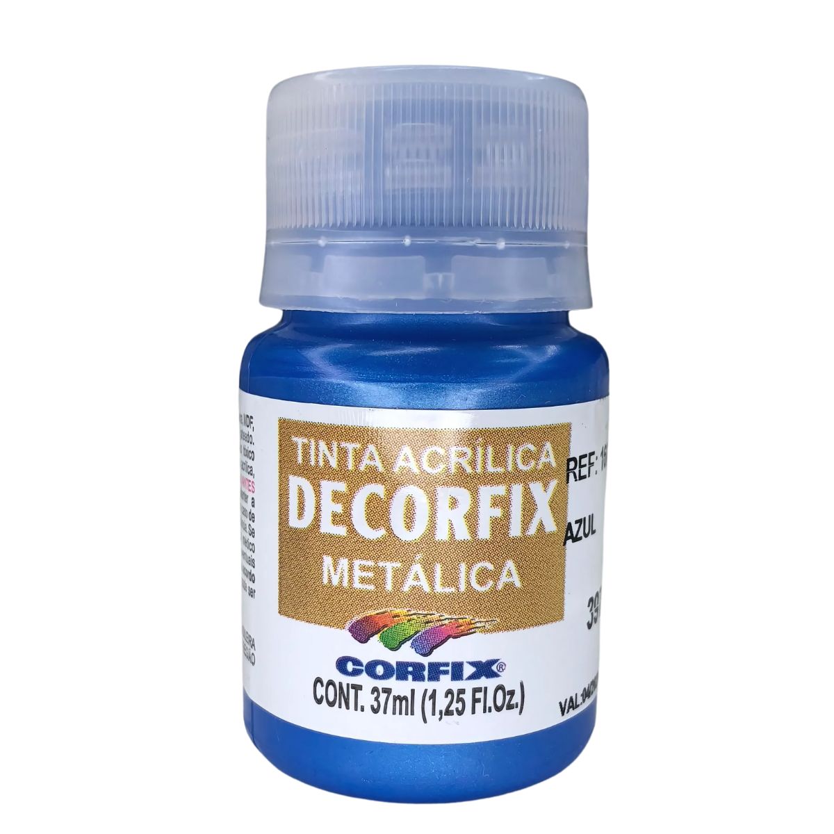 Tinta Acrílica Decorfix Corfix Metálica 37ml - 16040