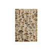 Caderno Journal Folk Books sem Pauta 20x13,5 Cogumelos