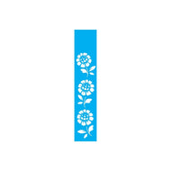 Stencil Opa 06x30cm - Flores Girassóis - 0806