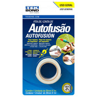 Fita de Autofusao Tekbond 25mmx01mt Interno/externo - Branco
