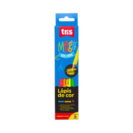Estojo Lápis de Cor Mega Soft Color Neon com 6 Cores - Tris