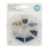 Estojo de Ilhoses Metálicos Eyelets Case 141 Peças 660385 - We R Memory Keepers