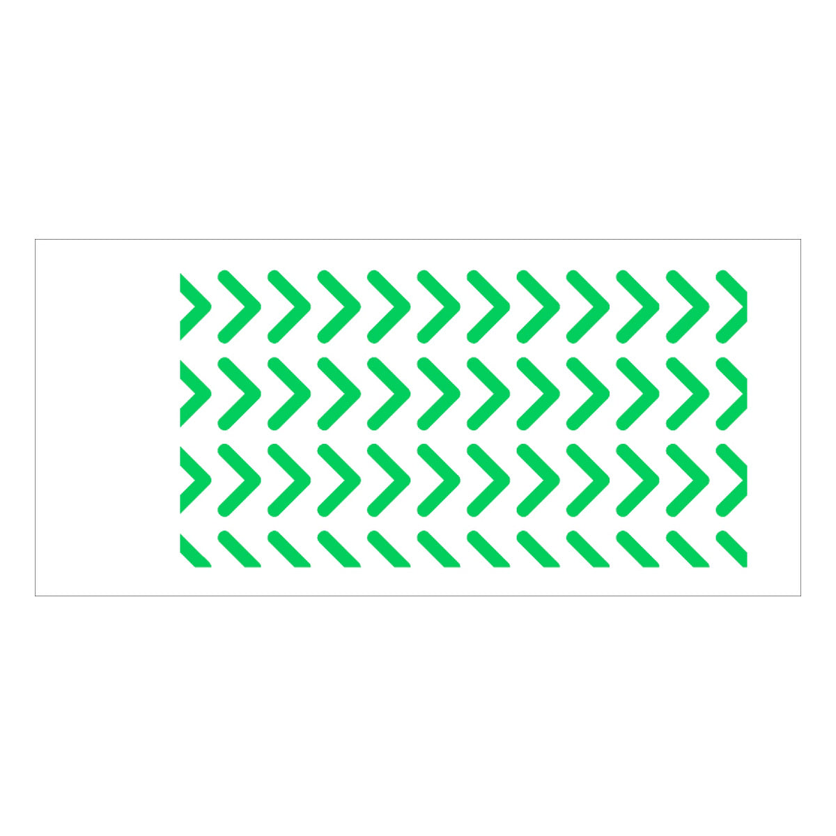 Stencil Estampa Setas 7x15cm para Pintura Decorativa e Artesanato 2321 - Opa